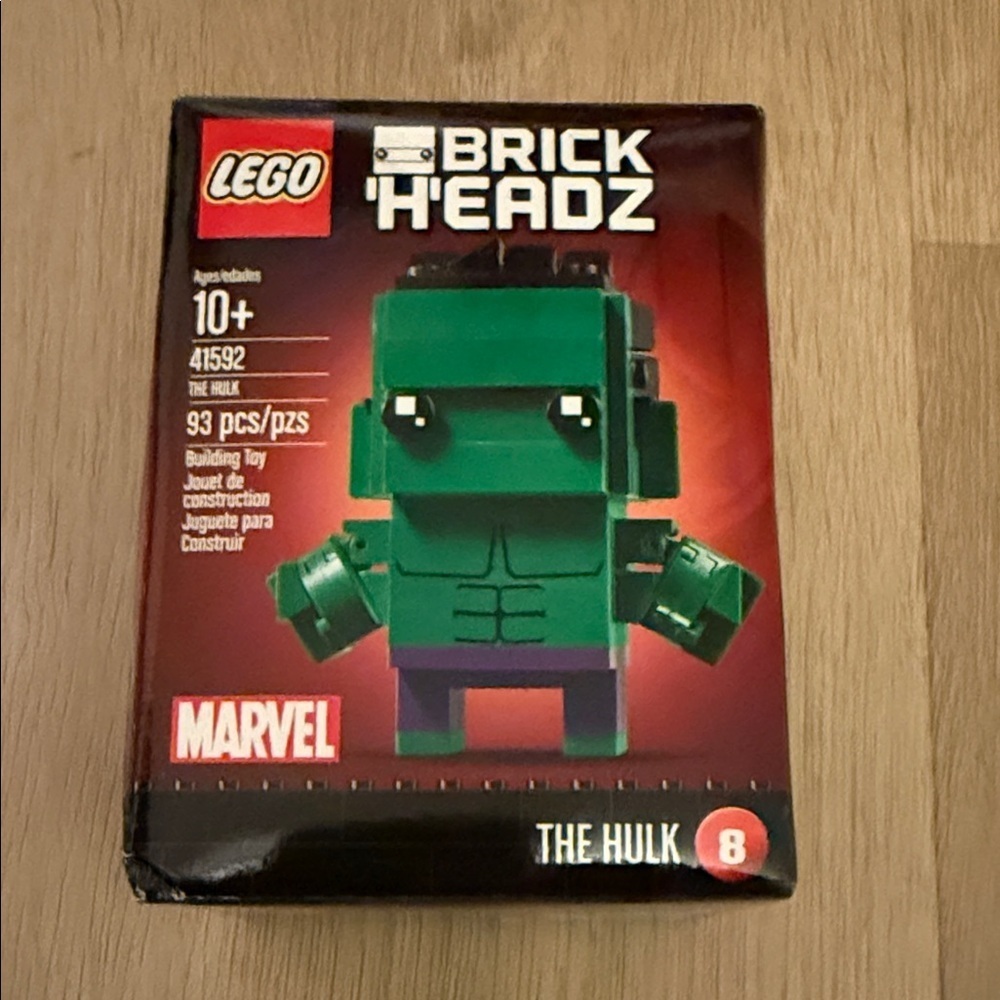 Lego brick headz the hulk set 41592 new in sealed box 93 pieces  retired & rare! - Picture 6 of 10